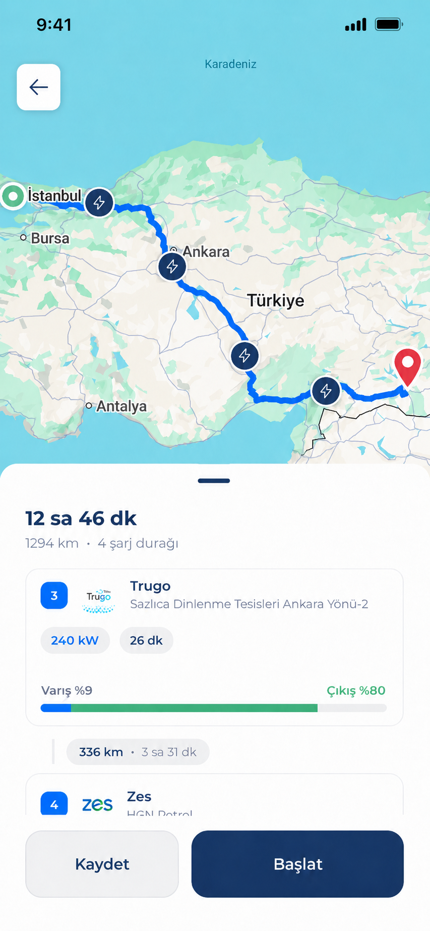 AI senin için [plan kuruyor.] — Rota planlama